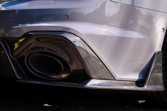 Future Design Carbon Fiber REAR DIFFUSER & REAR CANARDS - "Blaze kit" for Audi RS5 B9.5 2020-2022 - Performance SpeedShop