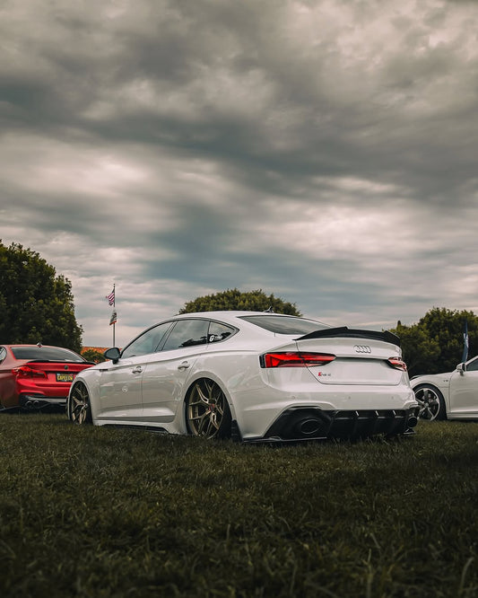 Future Design Carbon Fiber REAR DIFFUSER & REAR CANARDS - "Blaze kit" for Audi RS5 B9.5 2020-2022 - Performance SpeedShop