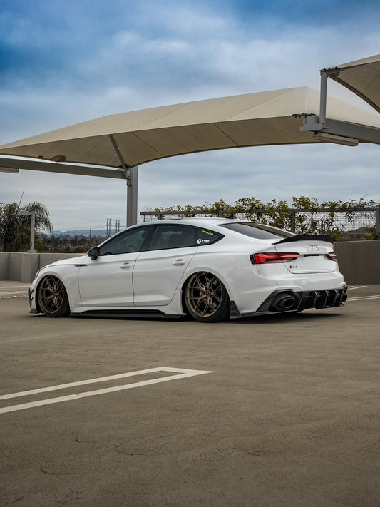 Future Design Carbon Fiber REAR DIFFUSER & REAR CANARDS - "Blaze kit" for Audi RS5 B9.5 2020-2022 - Performance SpeedShop