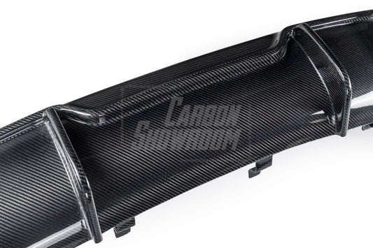 Future Design Carbon Fiber REAR DIFFUSER for Porsche Cayenne Coupe 9Y3 - Performance SpeedShop