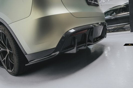 Future Design Carbon Fiber REAR DIFFUSER for Tesla Model Y / Performance
