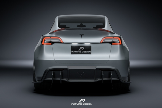 Future Design Carbon Fiber REAR DIFFUSER for Tesla Model Y / Performance