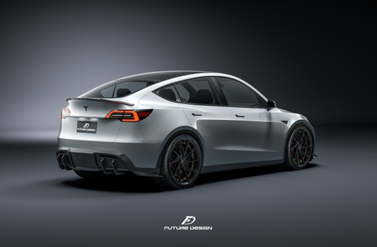 Future Design Carbon Fiber REAR DIFFUSER for Tesla Model Y / Performance