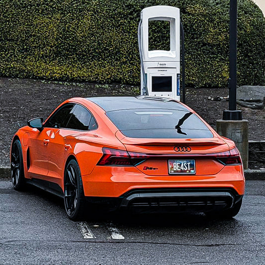 Future Design Carbon Fiber REAR SPOILER for Audi e-Tron GT 2021-ON - Performance SpeedShop