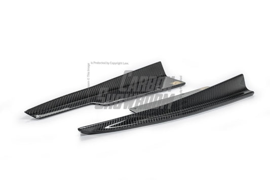 Future Design Carbon Fiber Rear Bumper Side Valences for BMW G20 G28 330I M340i - Performance SpeedShop
