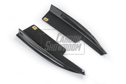 Future Design Carbon Fiber Rear Bumper Side Valences for BMW G20 G28 330I M340i - Performance SpeedShop