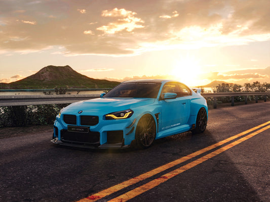 BMW M2 / M2C G87 2023-ON with Future Design Carbon's Aftermarket Parts - Side Skirts MTC Street Series Carbon Fiber / FRP