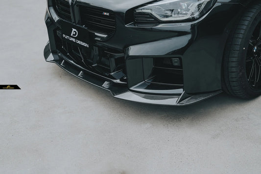 BMW M2 / M2C G87 2023-ON with Future Design Carbon's Aftermarket Parts - Front Lip MTC V1 Carbon Fiber / FRP