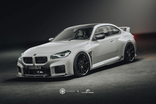 BMW M2 / M2C G87 2023-ON with Future Design Carbon's Aftermarket Parts - Front Lip MTC V1 Carbon Fiber / FRP