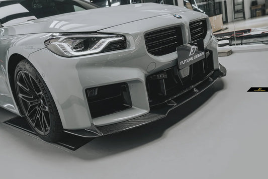 BMW M2 / M2C G87 2023-ON with Future Design Carbon's Aftermarket Parts - Front Lip MTC V1 Carbon Fiber / FRP