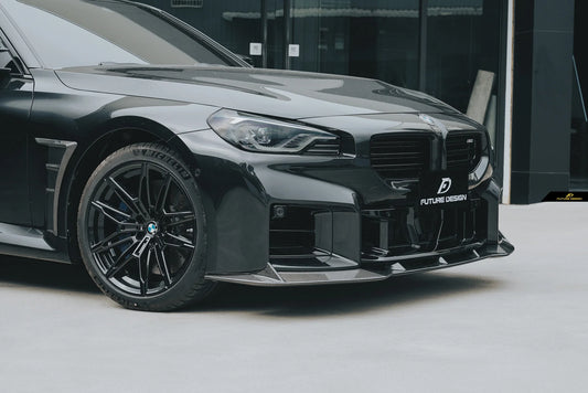 BMW M2 / M2C G87 2023-ON with Future Design Carbon's Aftermarket Parts - Front Lip MTC V1 Carbon Fiber / FRP