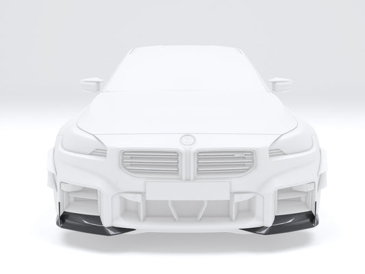 BMW M2 / M2C G87 2023-ON with Aftermarket Parts - MTC V2 TrackPack Series Front Lip Carbon Fiber / FRP