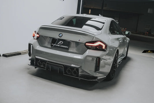 BMW M2 / M2C G87 2023-ON with Aftermarket Parts - MTC V2 TrackPack Series Rear Diffuser Carbon Fiber / FRP