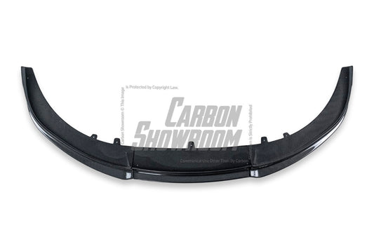 Porsche Taycan 9J1 Sedan/Cross Turismo RWD/4S/GTS/Turbo/Turbo S & (RWD/4S/GTS trims will require Sport Design Package) 2020-2024 with Future Design Carbon's Aftermarket Parts - Front Lip PSM Carbon Fiber / FRP