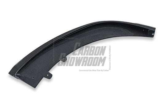 Porsche Taycan 9J1 Sedan/Cross Turismo RWD/4S/GTS/Turbo/Turbo S & (RWD/4S/GTS trims will require Sport Design Package) 2020-2024 with Future Design Carbon's Aftermarket Parts - Front Lip PSM Carbon Fiber / FRP