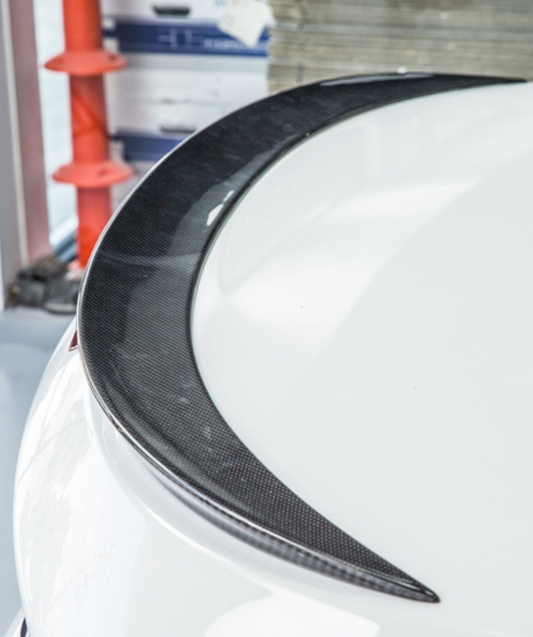 BMW 6 Series 650i 640i 640d F06 F13 (Both Fits Pre-LCI & LCI) 2011 2012 2013 2014 2015 2016 2017 2018 & M6 F06 F13 2013 2014 2015 2016 2017 2018 2019 with Aftermarket Parts - Performance Rear Spoiler Carbon Fiber / FRP