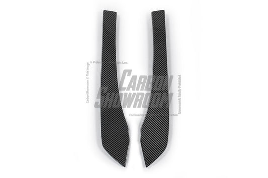 Future Design Carbon Carbon Fiber Rear Bumper Canards FD Style For BMW 5 Series G30 530i 540i 2017-ON - Performance SpeedShop