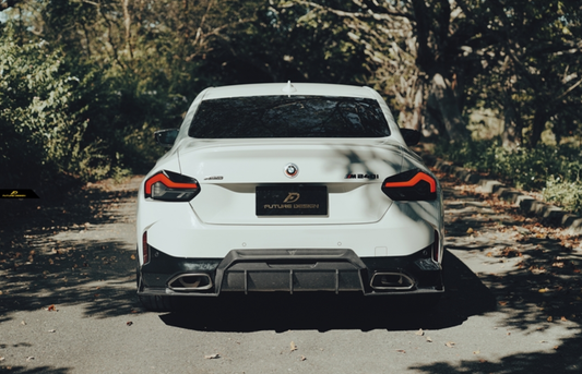 BMW 2 Series G42 230i (With M-Package Bumper) M240i 2022-ON with Future Design Carbon's Aftermarket Parts - Rear Canards Carbon Fiber / FRP