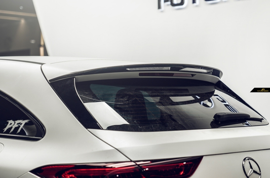 Mercedes Benz CLA180 / CLA200 / CLA220 / CLA250 / CLA260 / AMG CLA35 / AMG CLA45 / AMG CLA45 S X118 2020-2024 with Aftermarket Parts - Roof Spoiler Carbon Fiber / FRP