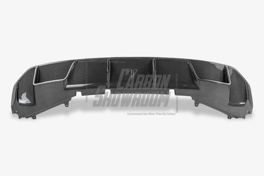 Future Design FD Carbon Fiber REAR DIFFUSER & REAR CANARDS for BMW I4 G26 M50 & e Drive 40 with M package 2022-ON - Performance SpeedShop