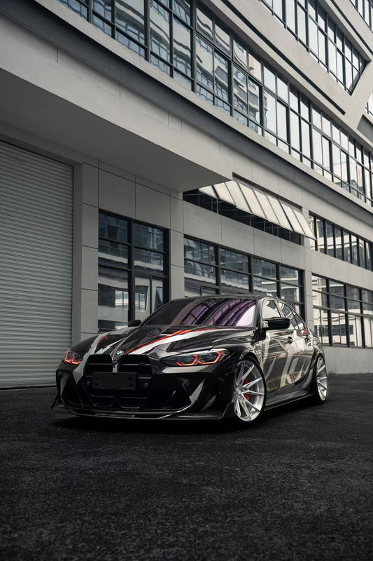 Future Design FD Carbon Fiber SIDE SKIRTS for BMW M3 M4 G80 G82 G83 2021-ON - Performance SpeedShop