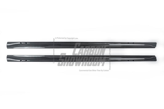 Future Design FD Carbon Fiber SIDE SKIRTS for Porsche Taycan Base & 4S & Turbo & Turbo S - Performance SpeedShop