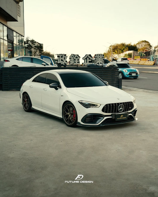 Future Design Carbon FD GT Carbon Fiber Side Skirts for 2020-ON C118 CLA45 CLA35 CLA250