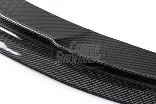 Future Design FD V1 Carbon Fiber FRONT LIP SPLITTER for Porsche Taycan Base & 4S - Performance SpeedShop