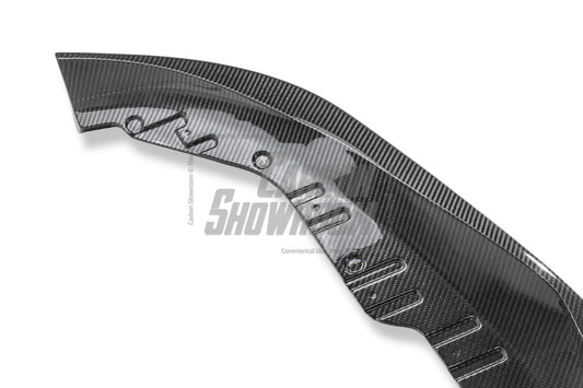 Future Design FD V2 Carbon Fiber FRONT LIP SPLITTER for BMW I4 G26 M50 / e Drive 40 & 4 Series G26 Gran coupe M440i 430i - Performance SpeedShop