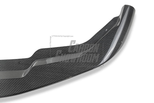 Future Design FD V2 Carbon Fiber FRONT LIP SPLITTER for BMW I4 G26 M50 / e Drive 40 & 4 Series G26 Gran coupe M440i 430i - Performance SpeedShop