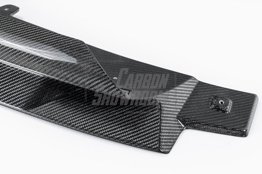 Future Design FD V2 Carbon Fiber FRONT LIP SPLITTER for Porsche Taycan Base 4S GTS