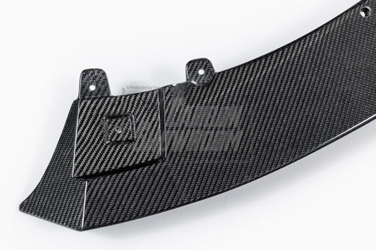 Future Design FD V2 Carbon Fiber FRONT LIP SPLITTER for Porsche Taycan Base 4S GTS