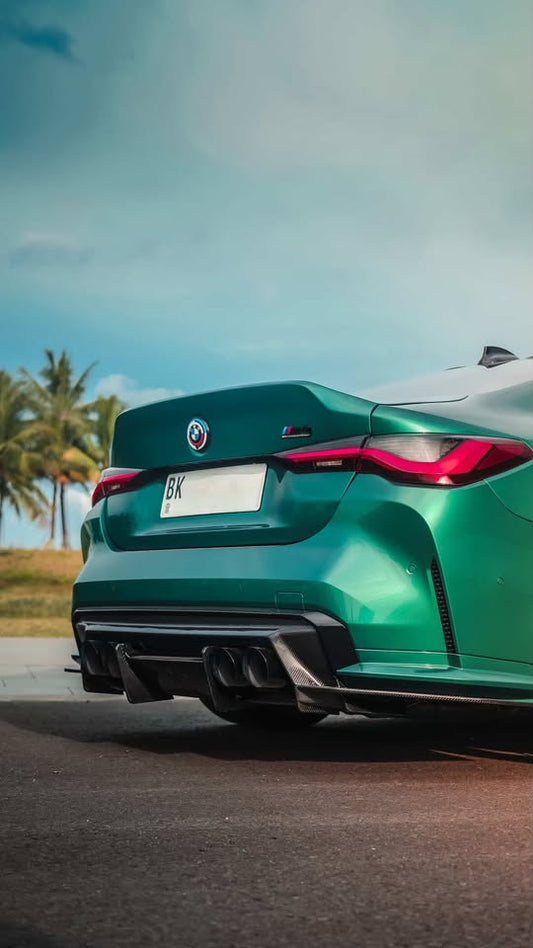 Future Design FD V2 Carbon Fiber REAR DIFFUSER for M3 G80 & M4 G82 G83 2021-ON - Performance SpeedShop