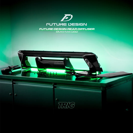 Future Design FD V2 Carbon Fiber REAR DIFFUSER for M3 G80 & M4 G82 G83 2021-ON - Performance SpeedShop