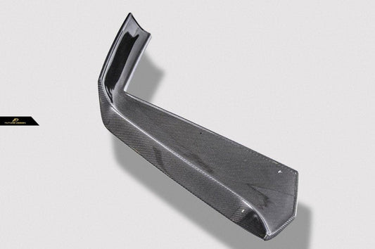 Ferrari 488 GTB & Spider 2016 2017 2018 2019 2020 with Aftermarket Parts - NVT Style Front Corner Splitter Carbon Fiber / FRP from Future Design