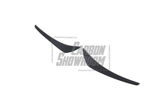 Future Design Carbon Fiber FRONT BUMPER CANARDS for McLaren 720S - Performance SpeedShop