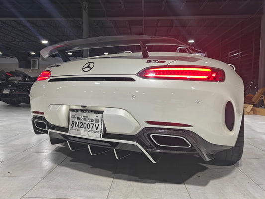 Future Design RT STYLE Carbon Fiber REAR DIFFUSER For Mercedes benz AMG GT GTS GTC C190 2015-ON - Performance SpeedShop