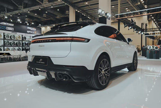 Future Design Carbon Fiber REAR DIFFUSER for Porsche Cayenne Coupe 9Y3 - Performance SpeedShop