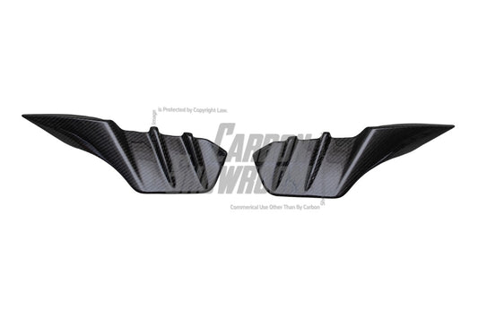 Future Design FD Carbon Fiber UPPER VALENCES for Porsche Taycan 4 & 4S - Performance SpeedShop