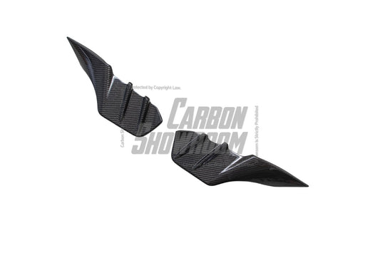 Future Design FD Carbon Fiber UPPER VALENCES for Porsche Taycan 4 & 4S - Performance SpeedShop