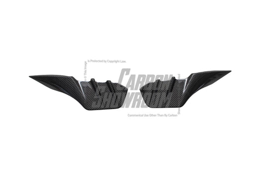 Future Design FD Carbon Fiber UPPER VALENCES for Porsche Taycan 4 & 4S - Performance SpeedShop