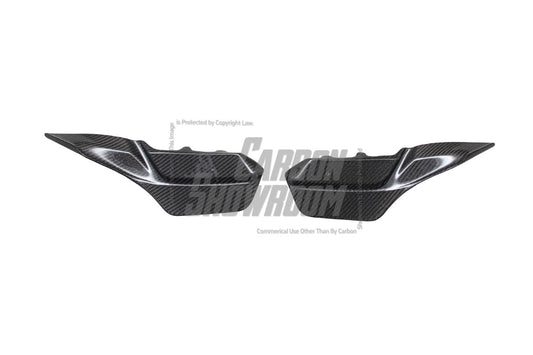 Future Design FD Carbon Fiber UPPER VALENCES for Porsche Taycan 4 & 4S - Performance SpeedShop