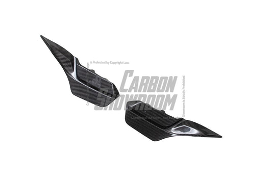 Future Design FD Carbon Fiber UPPER VALENCES for Porsche Taycan 4 & 4S - Performance SpeedShop