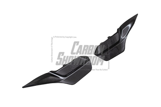Future Design FD Carbon Fiber UPPER VALENCES for Porsche Taycan 4 & 4S - Performance SpeedShop
