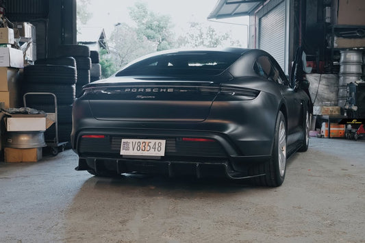 Future Design FD Carbon Fiber SIDE SKIRTS for Porsche Taycan Base & 4S & Turbo & Turbo S - Performance SpeedShop