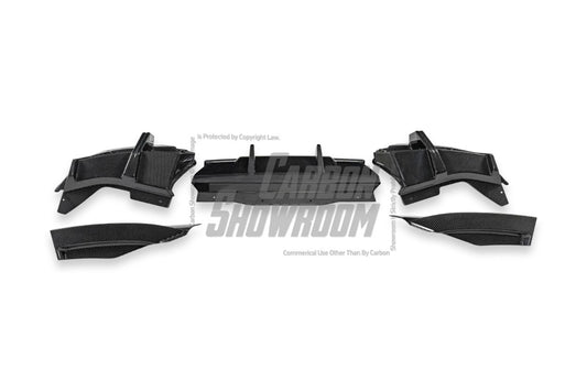 BMW X2 IX2 sDrive28i xDrive28i U10 (with M-Sport bumper) 2024-ON with Aftermarket Parts - Rear Diffuser Dry Pre-preg Carbon Fiber / FRP from Future Design