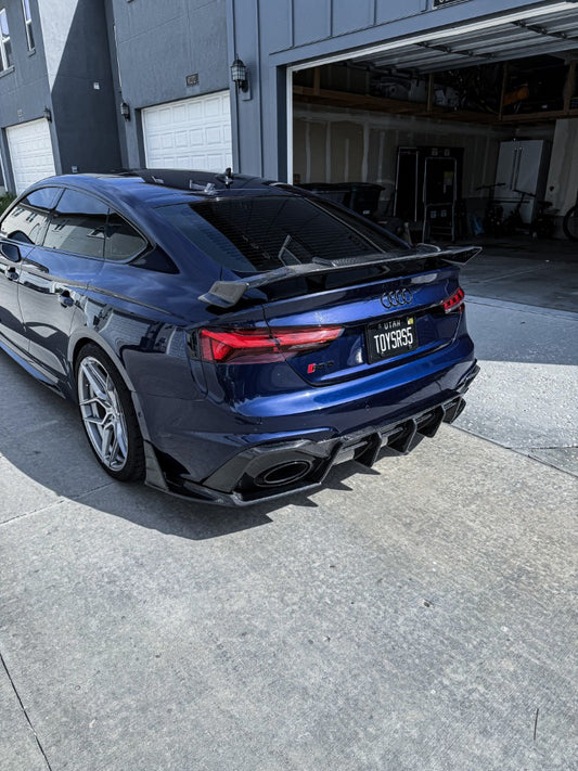 Audi A5 S5 RS5 B9 B9.5 2017-ON with Aftermarket Parts - Rear Wing Spoiler Carbon Fiber / FRP from Future Design
