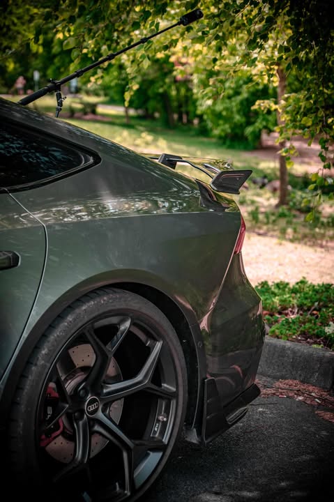 Audi RS7 C7 2014 2015 2016 2017 2018 with Aftermarket Parts - Rear Wing Spoiler Carbon Fiber / FRP from Future Design