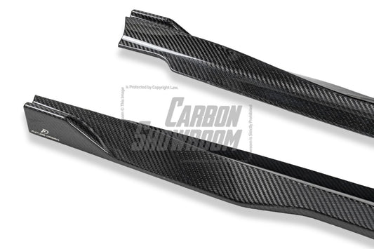 BMW X2 IX2 M35i sDrive28i xDrive28i U10 (with M-Sport bumper) 2024-ON with Aftermarket Parts - Side Skirts Dry Pre-preg Carbon Fiber / FRP from Future Design