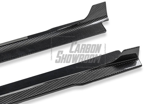 BMW X2 IX2 M35i sDrive28i xDrive28i U10 (with M-Sport bumper) 2024-ON with Aftermarket Parts - Side Skirts Dry Pre-preg Carbon Fiber / FRP from Future Design